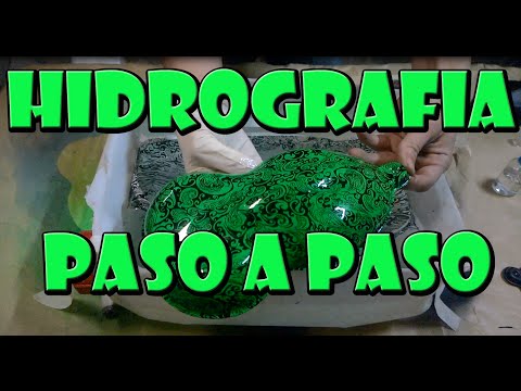 TUTORIAL HIDROGRAFIA CASERA - COMO HACER HIDROIMPRESION EN CASA. water transfer