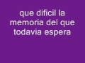 Erreway~Memoria~Lyrics 