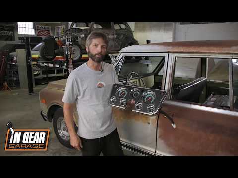 In Gear Media Installs Our 1967-72 C-10 Dash Cluster