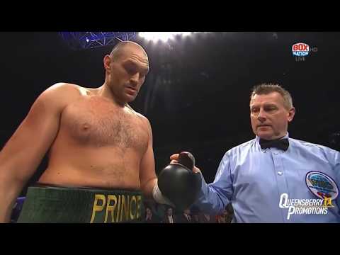 Tyson Fury Cheating gloves against Christian Hammer!