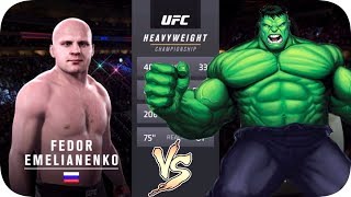 UFC 2 БОЙ Федор Емельяненко vs Халк (com.vs com.)