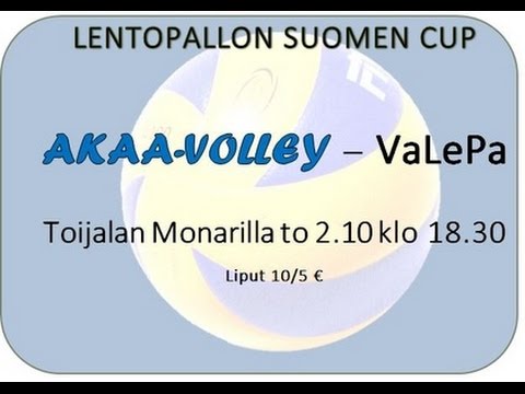 2.10 klo 18.30 A-Volley - VaLePa Suomen Cup