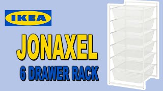 IKEA JONAXEL 6 drawer rack Assembly and Review @IKEAUSA