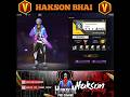 Hakson Bhai Ki Uid Ff Id Hakson Viral Shorts