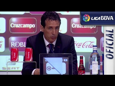 Rueda de Prensa de Emery  tras el Sevilla FC (4-0) Real Betis - HD