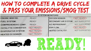 How To Complete A Drive Cycle & Pass Emissions & Smog Test (Life Hack)