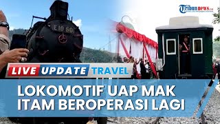 Lokomotif Uap Mak Itam Resmi Beroperasi Kembali, Pelepasan Perdana Dilakukan oleh Menteri BUMN