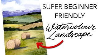 You Can DEFINITELY Paint This Watercolour Landscape!