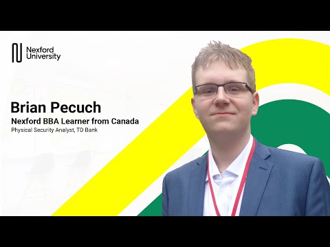 Meet Brian Pecuch, a Canadian learner doing his Nexford BBA, specialising in AI and Automation