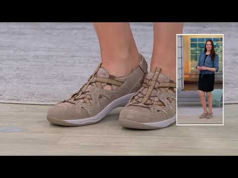 Earth Origins Suede Sport Fisherman Sandal - Skye Sid on QVC