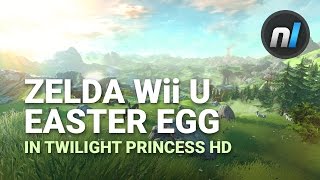 Zelda Wii U Easter Egg in Twilight Princess HD