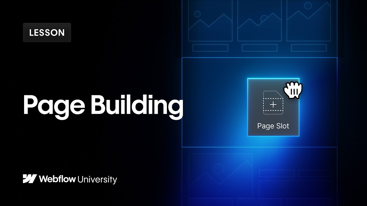 Page Building for Marketers — Webflow tutorial
