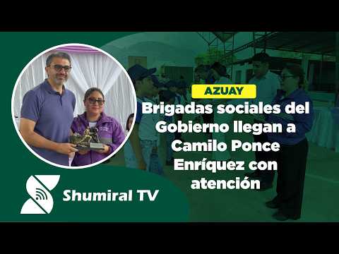 Brigadas sociales del Gobierno llegan a Camilo Ponce Enríquez con atención