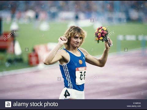 Heike Drechsler 200m RECORD DEL MONDO 21.71 Campionati Europei di Stoccarda, Neckarstadion.