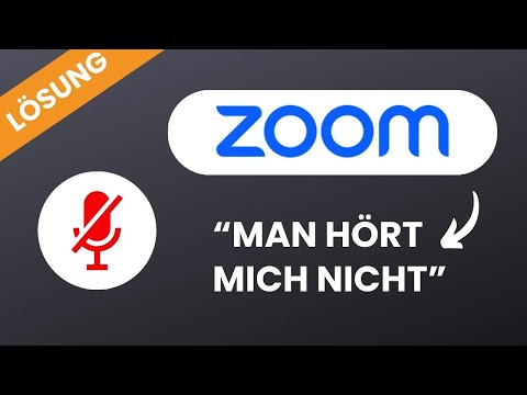 Mikrofon Probleme in Zoom lösen - 5 Gründe, warum man dich nicht hören kann
