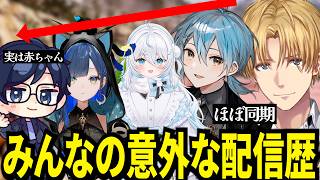 実はほぼ同期のそあらとエビオ・歴長そうで実はバブのダナに驚くエビオ【にじさんじ/エクスアルビオ/ダナ/そあら/雪ノ精くもち/切り抜き】