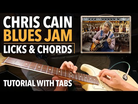 Chris Cain 12 Bar Blues Guitar Lesson With Tabs