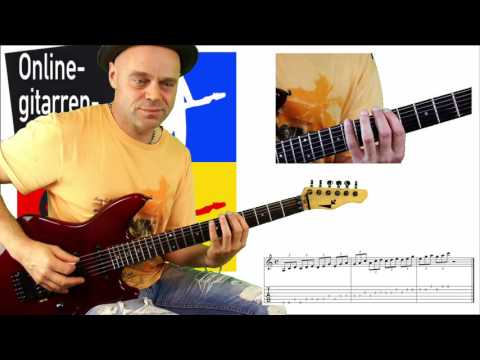 A Moll Pentatonik Easy to play Technik training