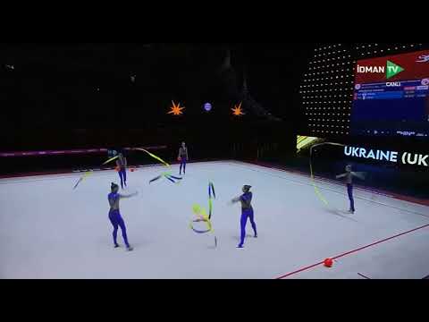 UKRAINE Group UKR 3 Ribbons 2 Balls FINALS EUROPEAN CHAMPIONSHIPS 2023