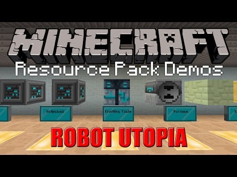 Mind-Blowing ROBOT Paradise! | Minecraft Pack (13w47e)