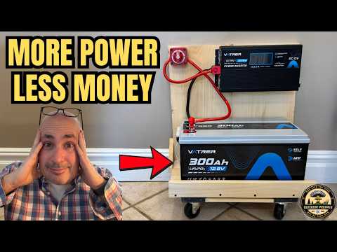 Build Your Own Portable Power Station | 300Ah LiFePO4 DIY System (Expandable & Repairable)