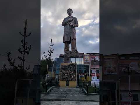 Daniel Alcides Carrion - estatua en la plaza de Del departamento Cerro de Pasco #musica #fe #cultura