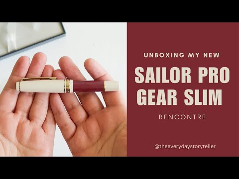 Unboxing the Sailor Pro Gear Slim Rencontre Fountain Pen | NEW PEN DAY | @EndlessPens