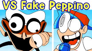 Cover art for real cheese FNF VS FAKE PEPPINO