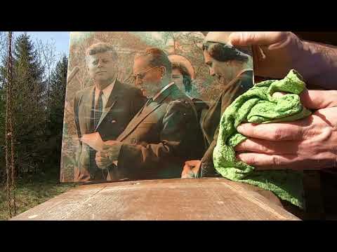 President John F. Kennedy and President Josip Broz Tito in epoxy resin