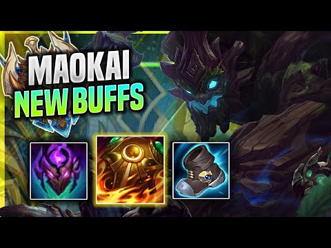 KOREAN CHALLENGER PLAYS MAOKAI TOP WIT NEW BUFFS! - Challenger Plays Maokai TOP vs Mordekaiser! |