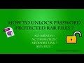 How To Open Password Protected RAR Files ...