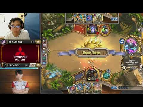 SamuelTsao vs Surrender ||《爐石戰記》大師職業賽 亞太區 第二季 - W4D3