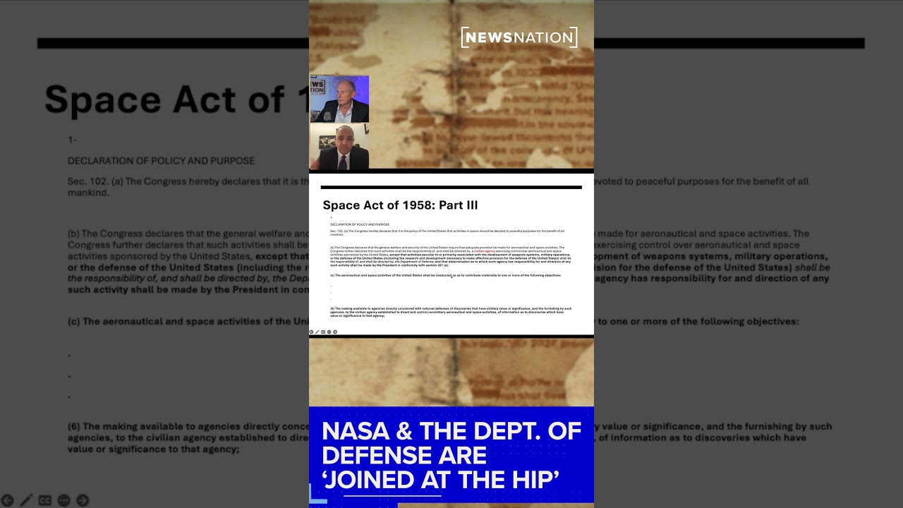 La NASA y el Departamento de Defensa están 