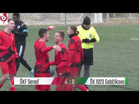 ŠKF Sereď  V/s ŠK Gabčíkovo 7 - 1 |  Priateľský zápas | highlights