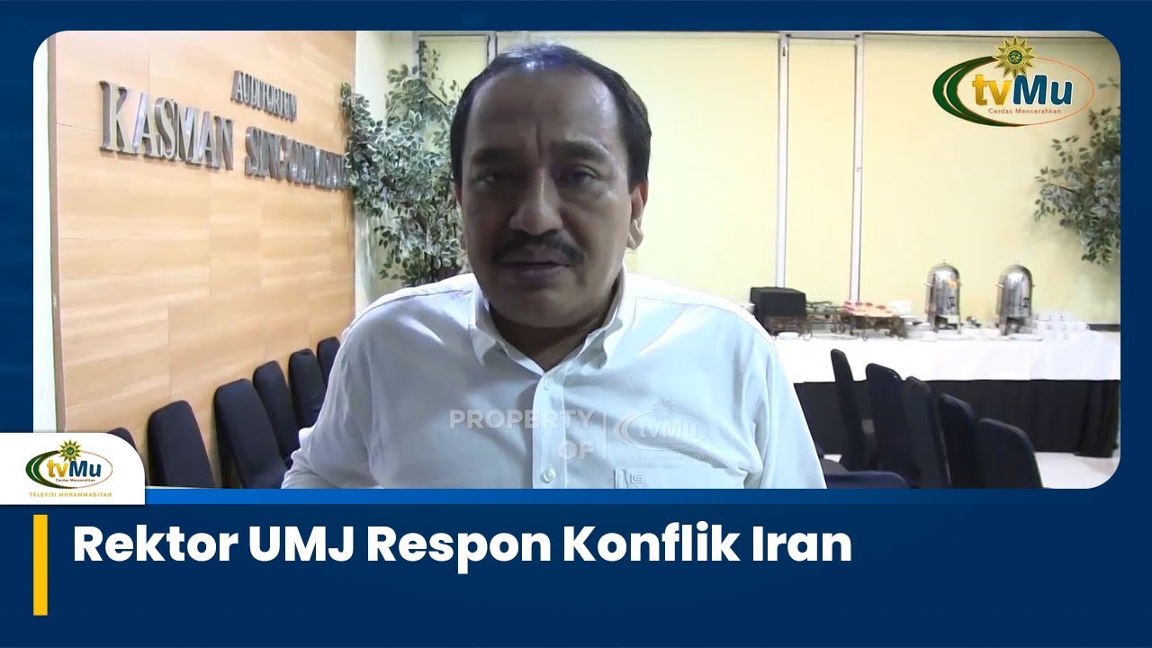 Soal Konflik Iran-Israel, Begini Tanggapan Rektor UMJ