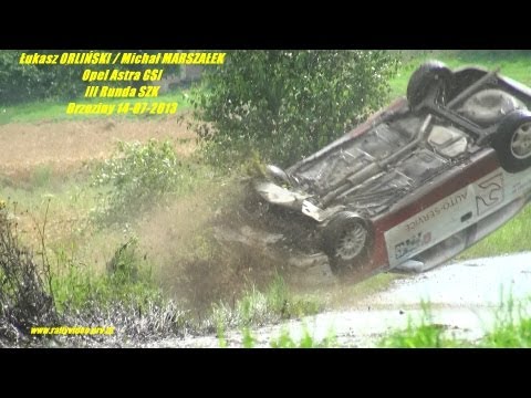 Łukasz ORLIŃSKI / Michał MARSZAŁEK - Opel Astra GSI - III Runda SZK  Brzeziny 14-07-2013