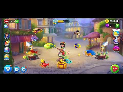 7074 7075 7076 7077 Unlocking New Level #fishdom #playrix #Pretty Aqua Fishdom ♒️🐟🐠