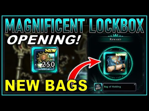 Magnificent Lockbox CHANGES! (250 opened) MASSIVE NERF but *NEW* Bags w/ Mod 24 ONLY! - Neverwinter