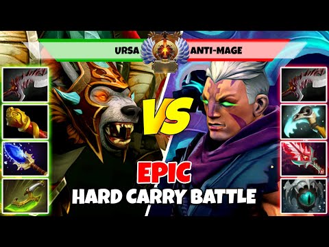URSA (Carry) vs ANTI-MAGE (Carry) - Epic Battle Of Immortal Rank Dota 2 Players - Z Dota 2