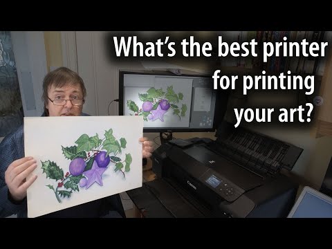What's the best printer for printing your artwork? What makes for the best art prints?