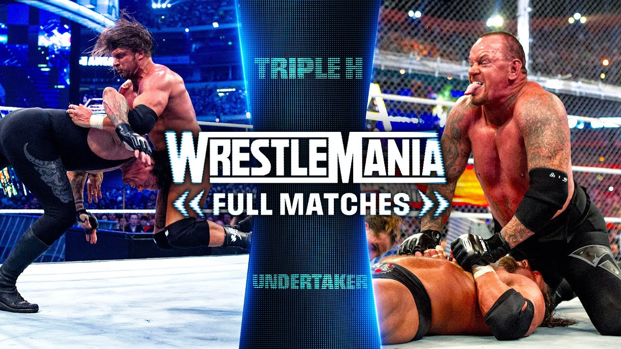 FULL WRESTLEMANIA MATCHES: Undertaker vs. Triple H: WrestleMania X-Seven, XXVII & XXVIII
