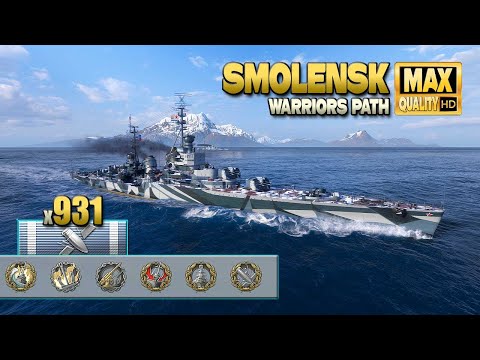 Smolensk: Thriller on map Warriors Path - World of Warships