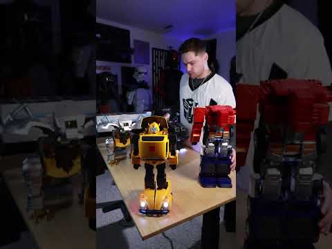 Transforming all my transformers #transformers #optimusprime #robosen