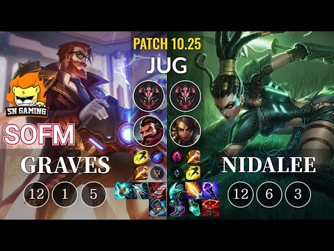 SN SofM Graves vs Nidalee Jungle - KR Patch 10.25