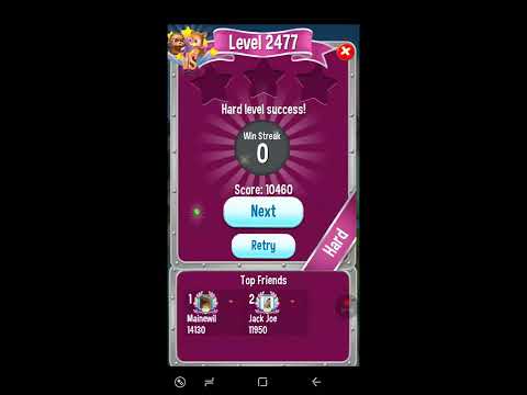 Pet Rescue Saga Level 2477 ~ NO BOOSTERS