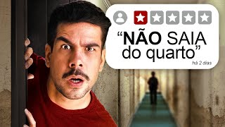 Me hospedei nos PIORES Hoteis do Brasil