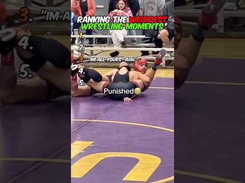 Ranking The Weirdest Wrestling Moments 😂 #shorts #sus