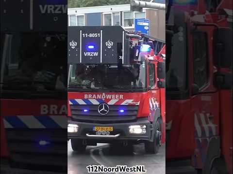 AL 11-8051 met Spoed onderweg in Zaandam #einsatz #brandweer #firefighter #feuerwehr #strażpożarna