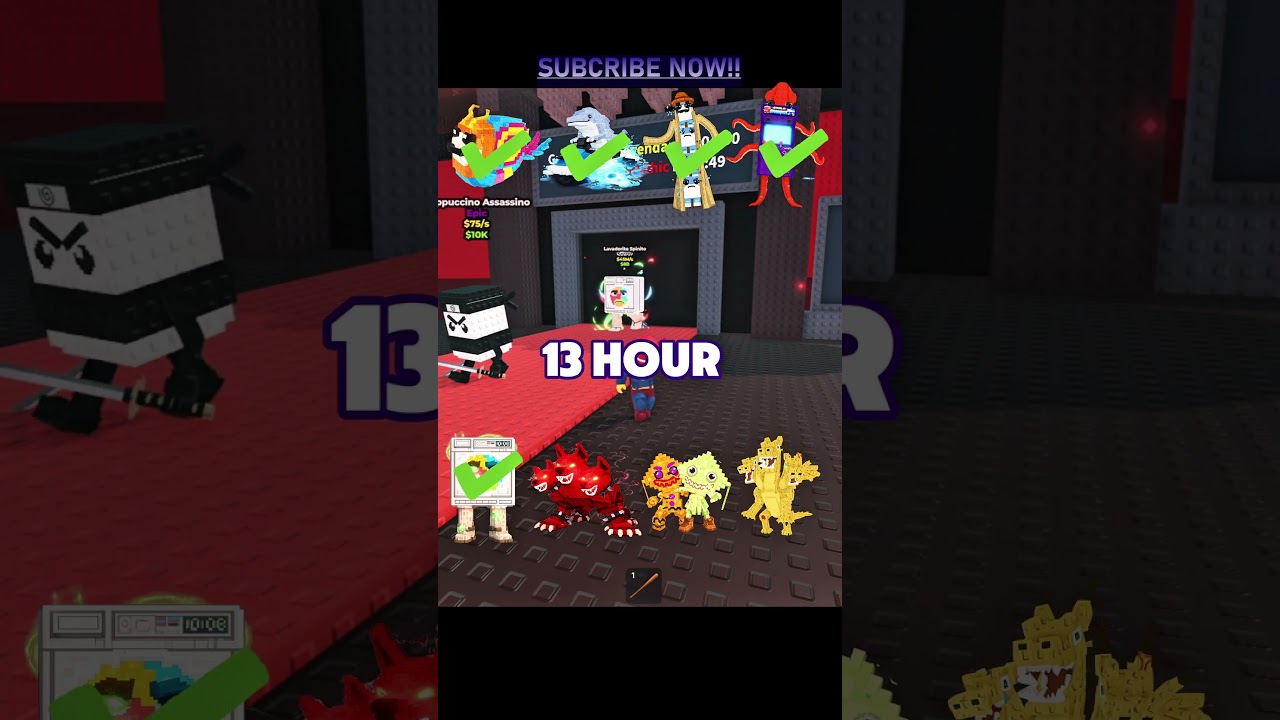 Challenge Get All Cat Brainrot Part 2💥🎉🤩‼️ #stealabrainrot #brainrot #shorts #roblox