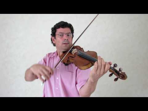 Interprétation cours 11 / 19 - choix coup d'archet - Apprendre le Violon avec olivier Lesseur